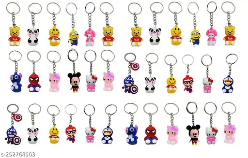Cartoon keychain gift set