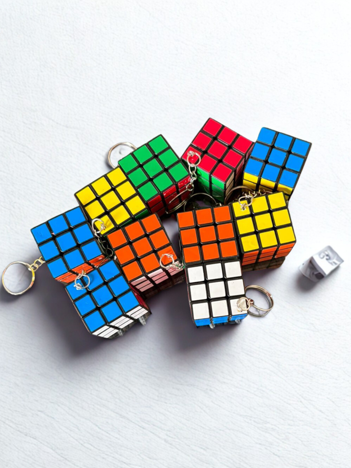 Mini 3x3 Rubik’s Cube Keychain – The Ultimate Portable Brain Teaser