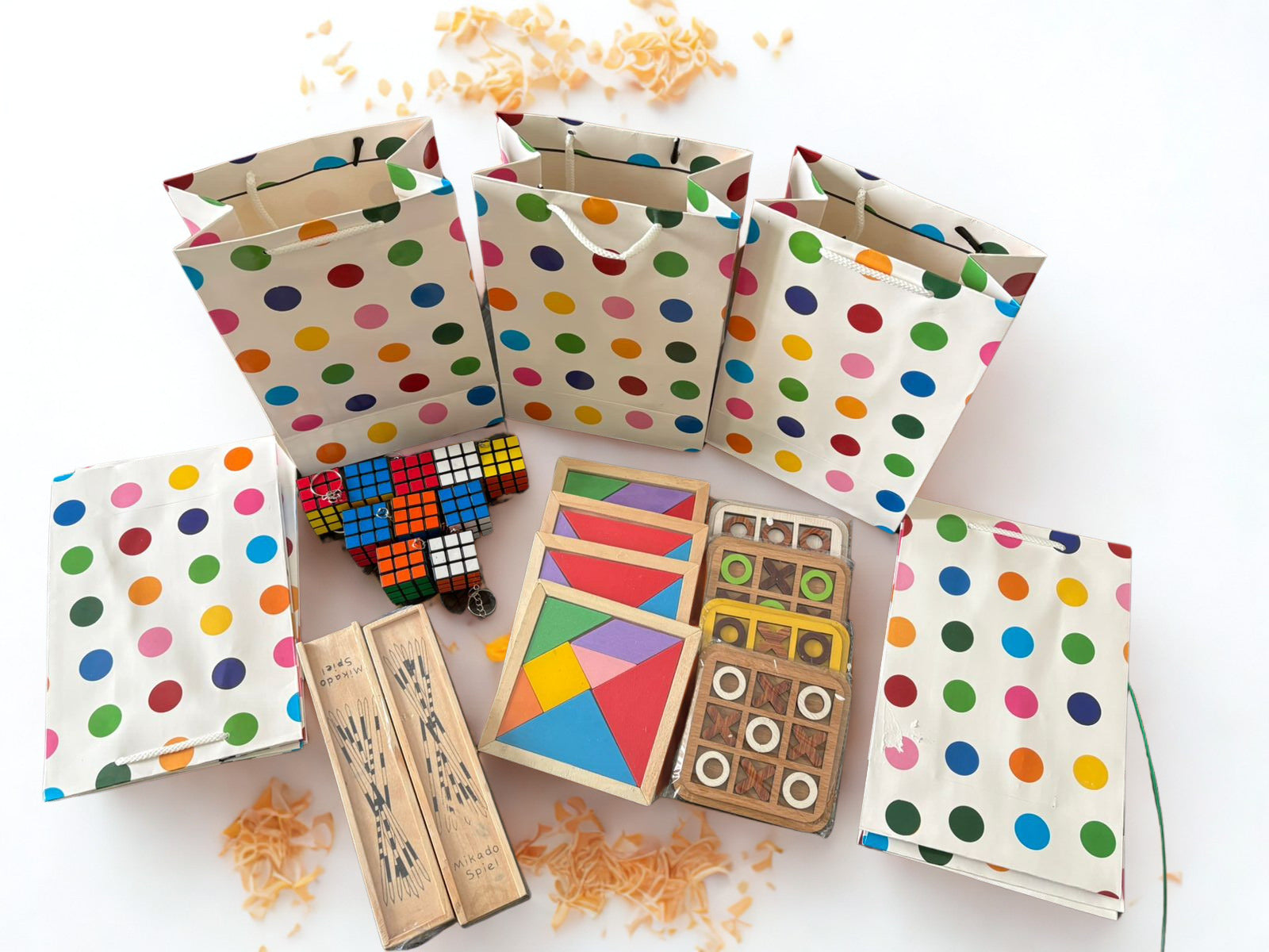 Kids Brain-Boosting Puzzle Pack for Birthday Return Gifts Pack of 10: Engaging Games for Ages 5+