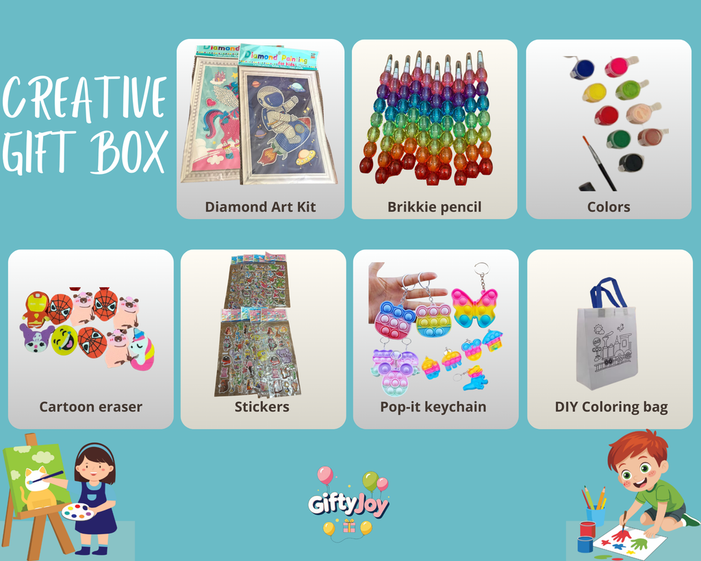 Creative Mini Gift Box for Kids Birthday Return Gift - Ideal gift for kids aged between 6-18 years