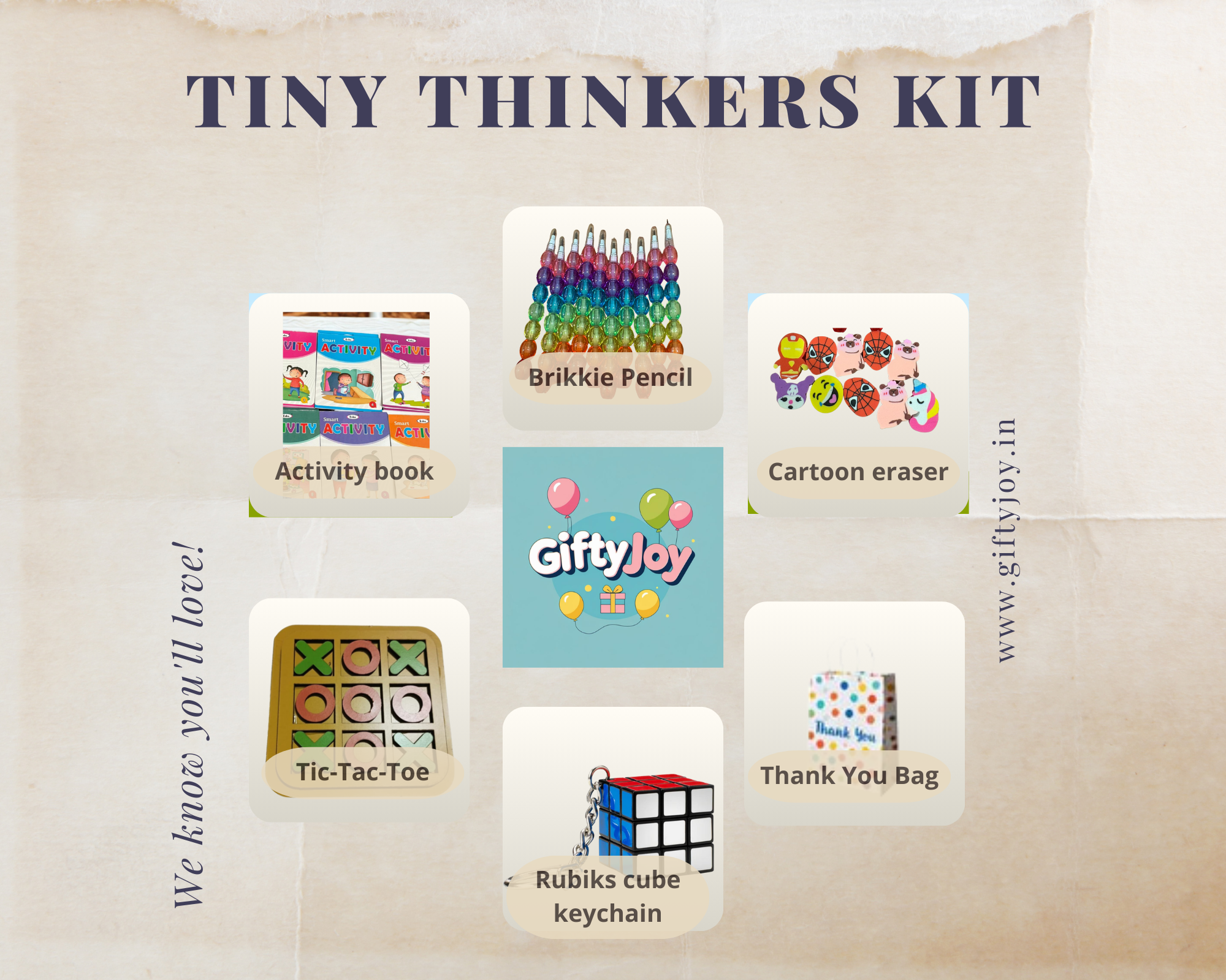 Tiny Thinkers Kit: Fun Educational Return Gift for Kids