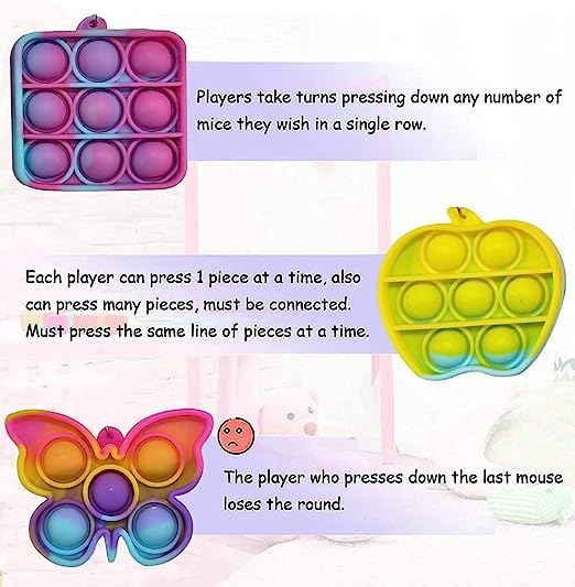 Ultimate Party Bundle: Pop-It & Fidget Keychain Value Pack