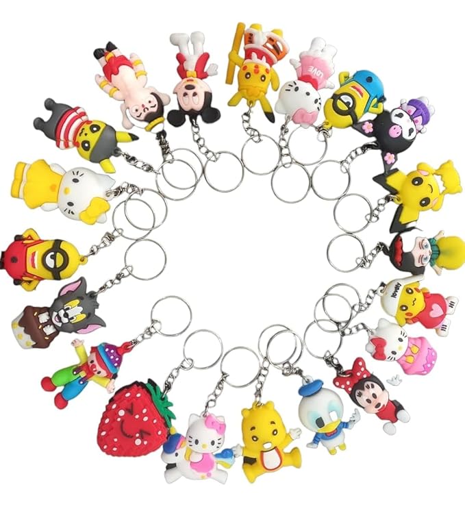 Cartoon keychain gift set