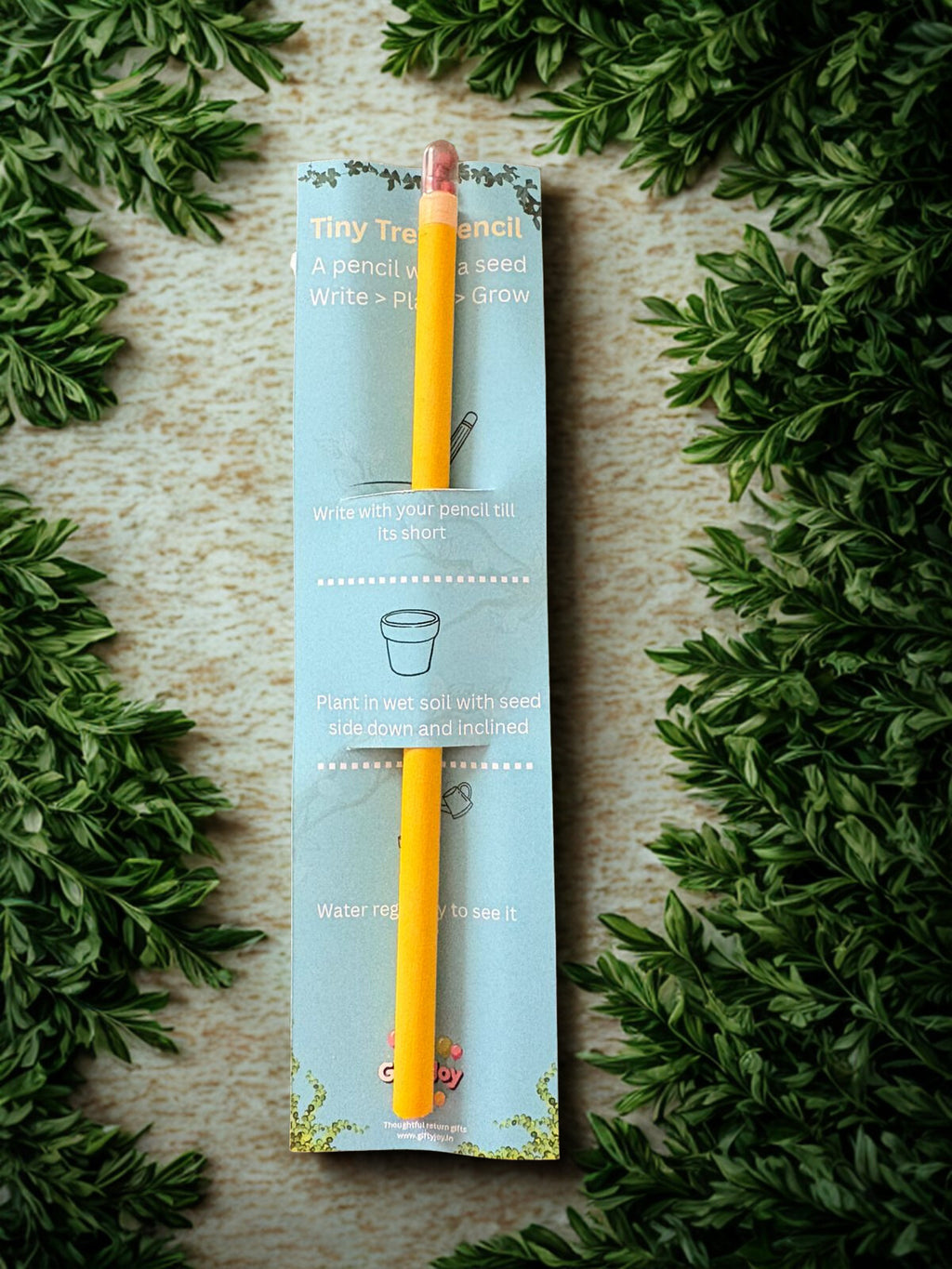Giftyjoy Plantable Seed Pencils  – The Pencil That Grows Into A Plant!