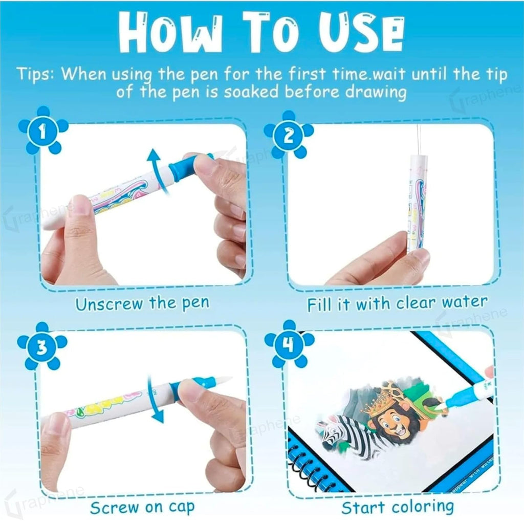Magic water book for kids return gifts