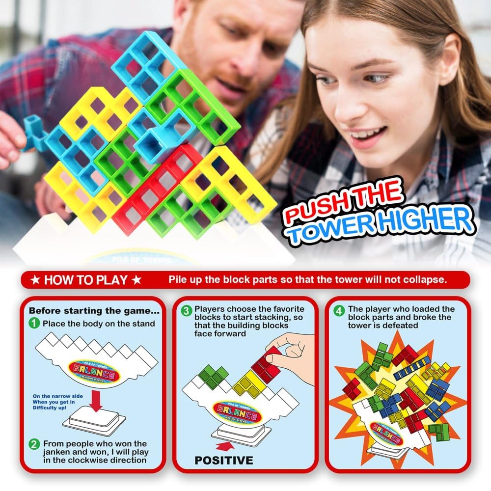 GiftyJoy Tumble Tower – The Ultimate Skill & Strategy Game