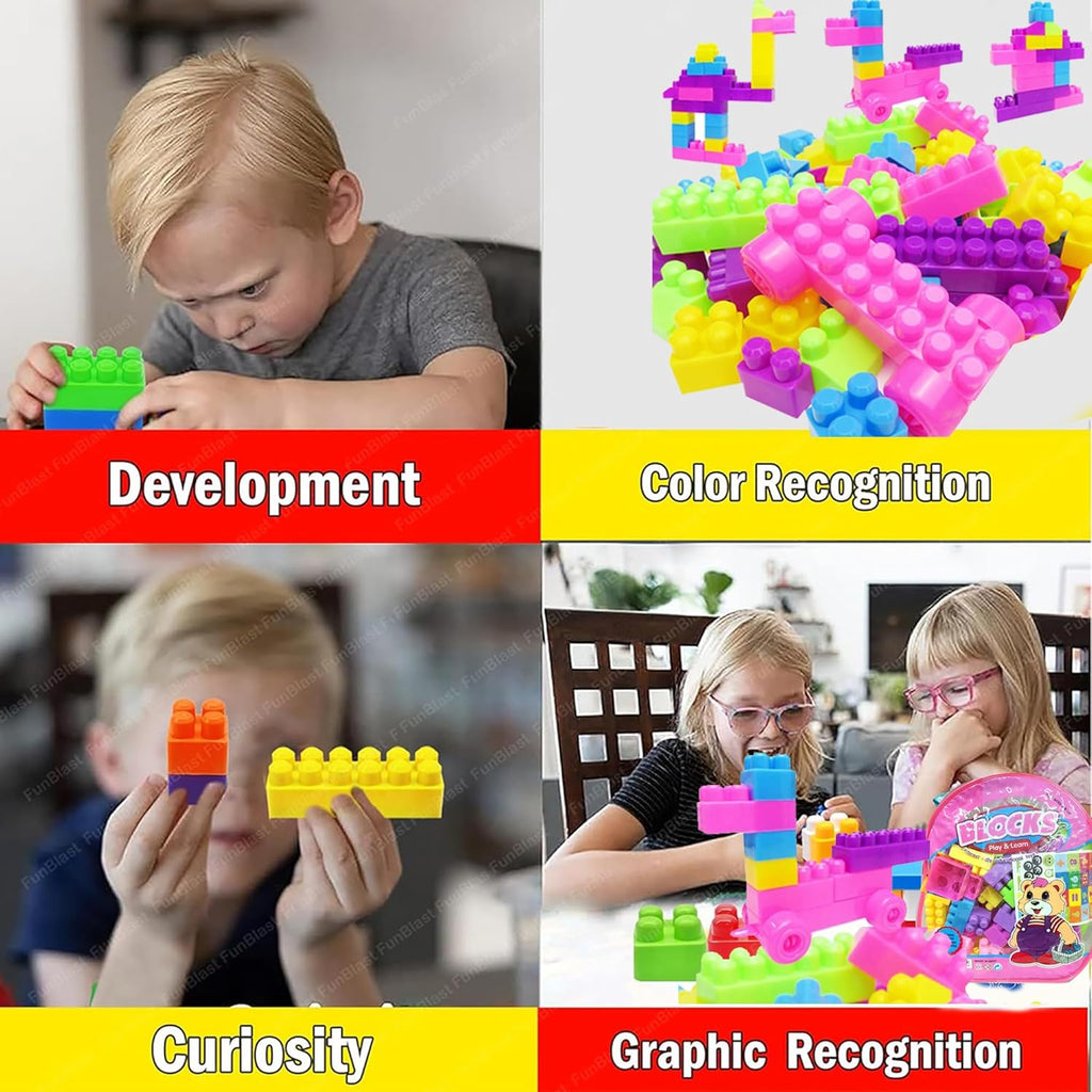 GiftyJoy Jumbo Building Blocks (50 Pack) – Durable, Safe & Educational Construction Set