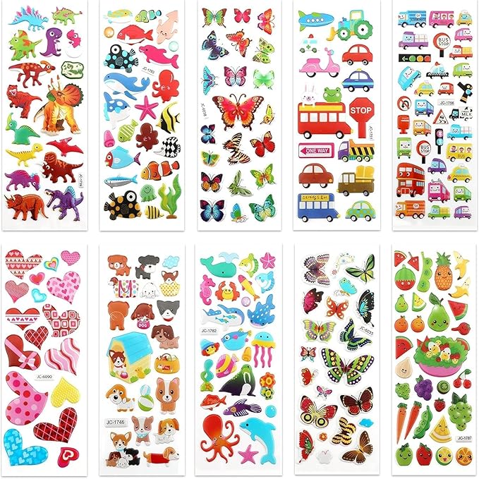 Premium Sticker Sheets – Perfect DIY Art & Craft Return Gifts for All Themes