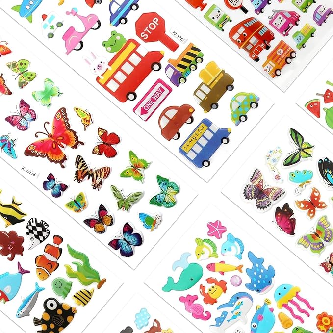 Premium Sticker Sheets – Perfect DIY Art & Craft Return Gifts for All Themes