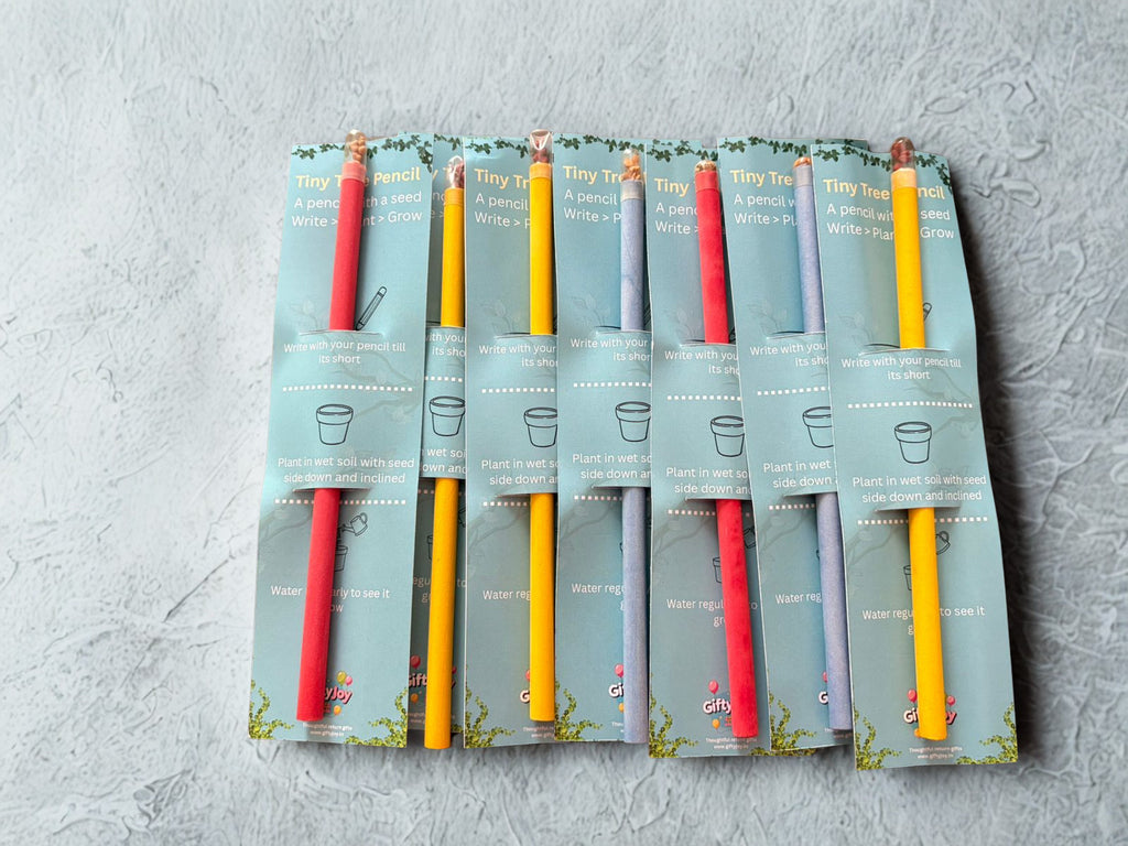 Giftyjoy Plantable Seed Pencils  – The Pencil That Grows Into A Plant!