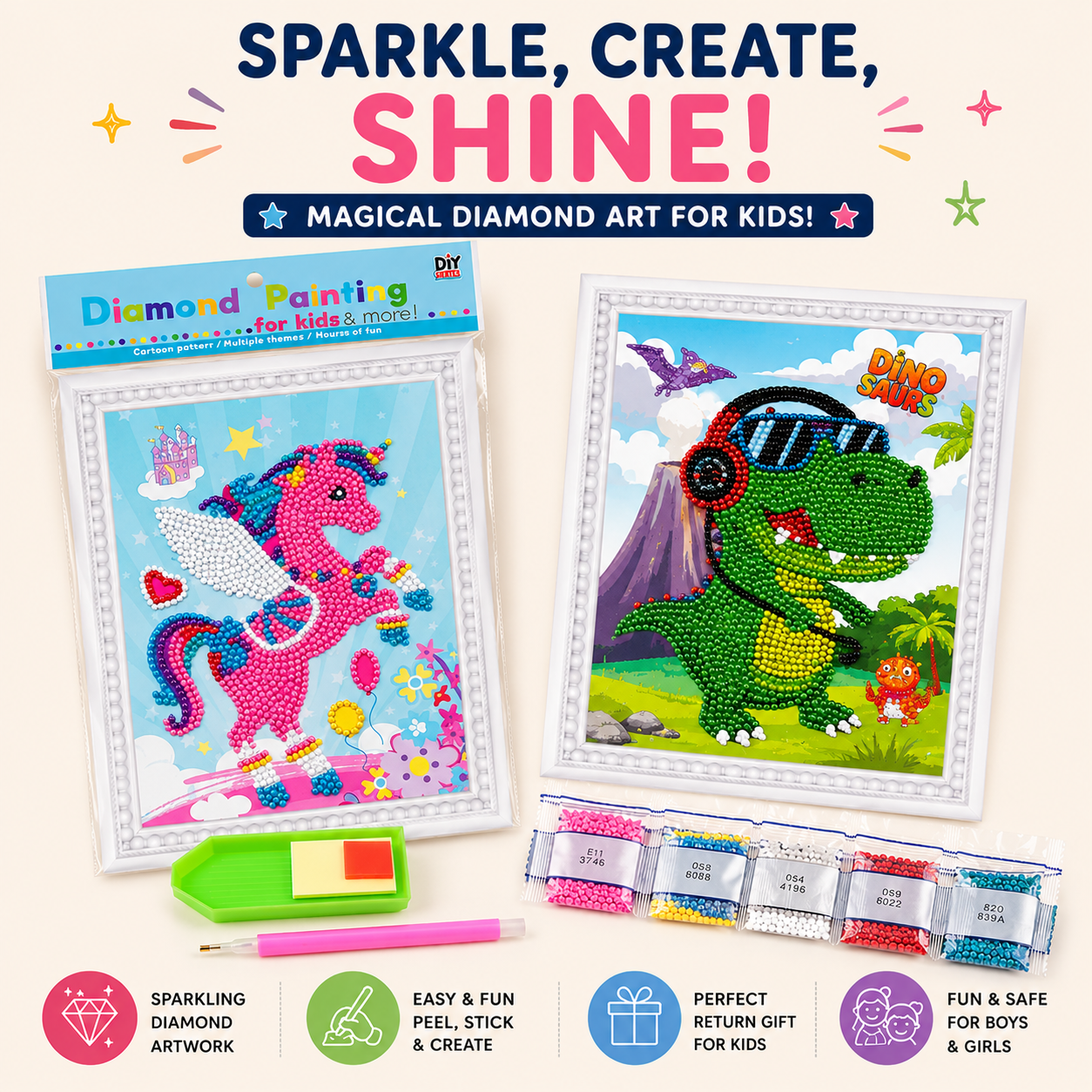 Sparkle Art Diamond Painting Return Gift Kit