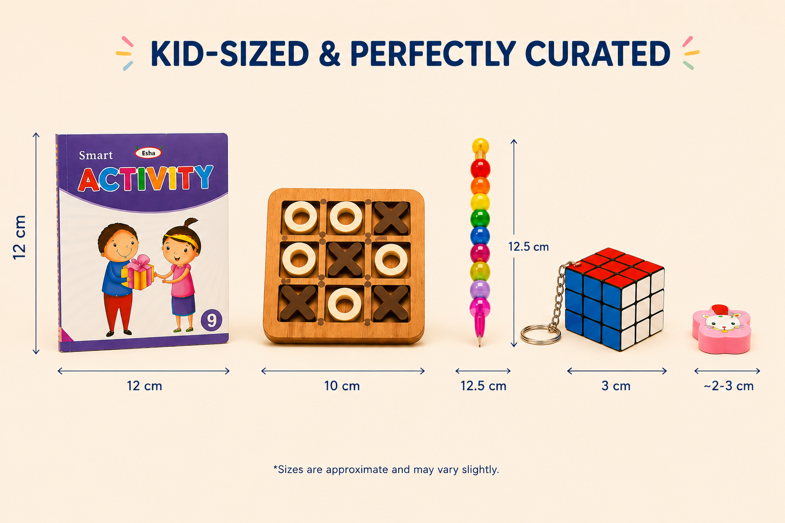 Tiny Thinkers Birthday Return Gift Kit for Kids | Activity Book, Tic Tac Toe & More