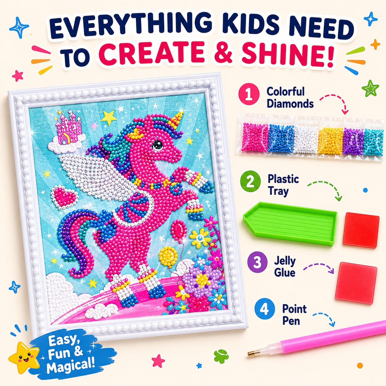 Sparkle Art Diamond Painting Return Gift Kit
