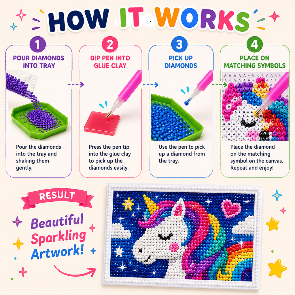 Sparkle Art Diamond Painting Return Gift Kit