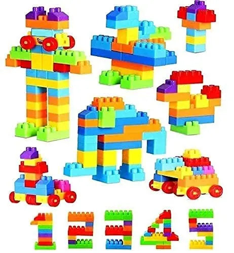 GiftyJoy Jumbo Building Blocks (50 Pack) – Durable, Safe & Educational Construction Set