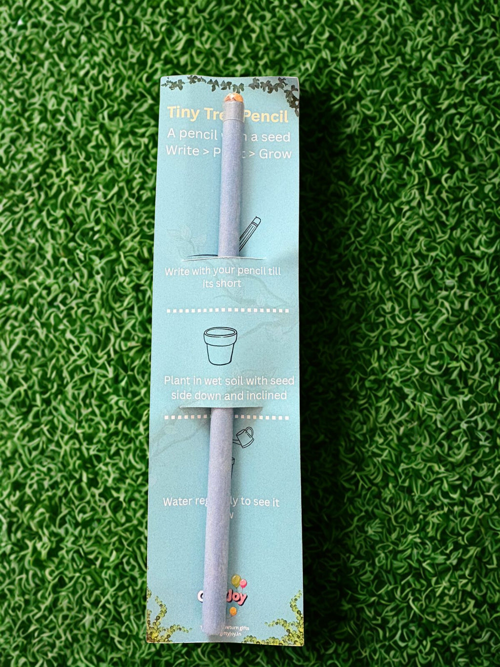 Giftyjoy Plantable Seed Pencils  – The Pencil That Grows Into A Plant!
