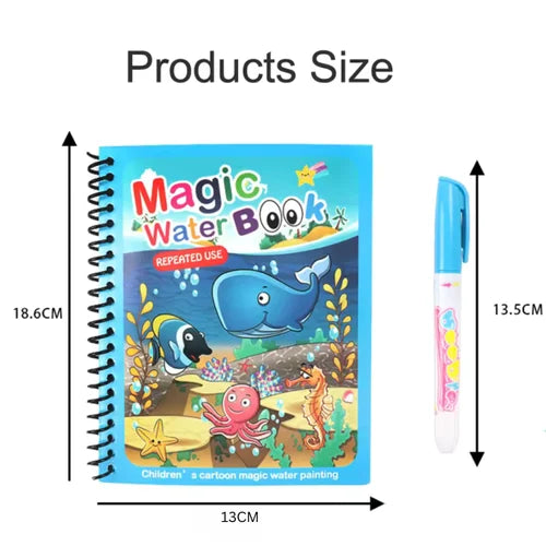 Magic water book for kids return gifts - Pack of 5