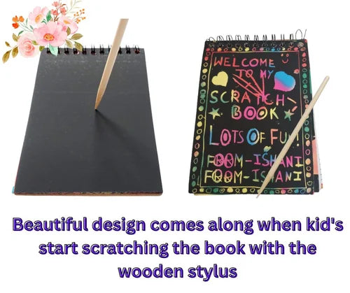 Scratch book for kids - Pack of 5