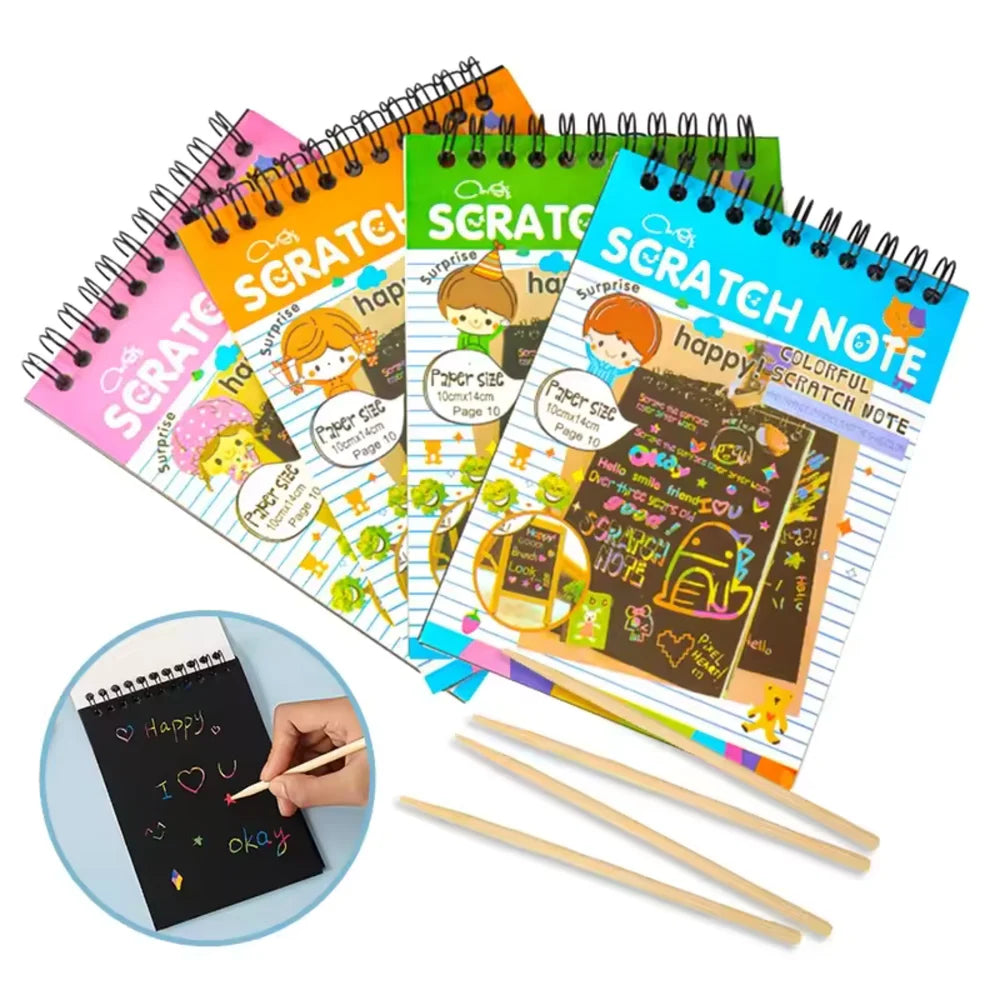 Scratch book for kids - Pack of 5