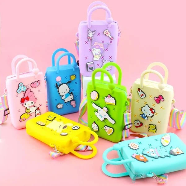 Kids' 3D Silicone Mini Backpack & Crossbody Bag – Waterproof, Lightweight, and Durable for School, Travel, and Play